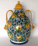 Bottiglione with curled handles - Pomegranates (PMG001)