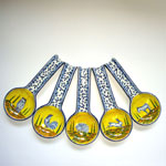 Spoon rests (PS00) - Animals with Parsley Motif on White (ANM002)
