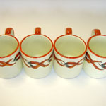 Cylindrical mug with handles (CM10) - Chilli Peppers (AGL002)