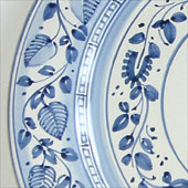 Blue and White