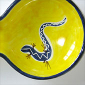 Lizards on Yellow