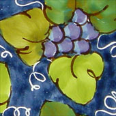 Vines on Blue