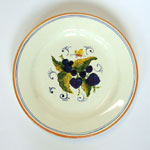 Blackberries. Bread plate (SQ18) - Antique Fruit (FRA001)