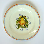 Pear. Bread plate (SQ18) - Antique Fruit (FRA001)