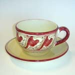 Decor: VRF002 Virgilio Leaves Red