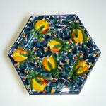 Hexagonal Plate (HX00) - Pomegranates (PMG001)