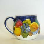 Decor: MCD002 Fruit Salad on Blue