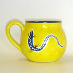 Decor: LZY001 Lizards on Yellow