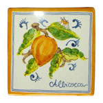 Apricot. Square tiles (TS13) - Antique Fruit (FRA001)