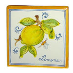 Lemon. Square tiles (TS13) - Antique Fruit (FRA001)