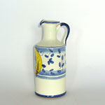 Oil, vinegar set with tray Aldo (OVAL) - Animals with Parsley Motif on White (ANM002)