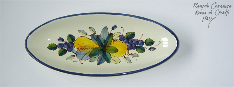 Fish platter Barchetta (FPBA) - Blue Fruit (FBL001)