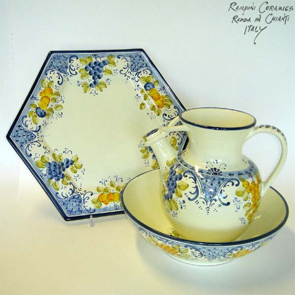 Set of serving pieces "Burgundy"