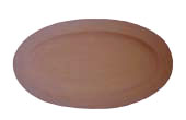 Oval platter Rinascimento 'Peacock' small