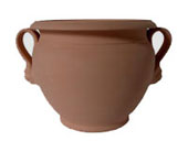 Planter round 30 Testa di Leone (Lion Head)